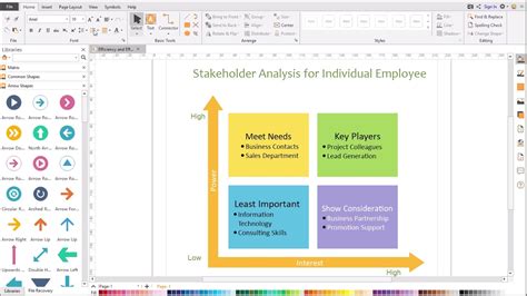 how to create a stakeholder analysis matrix in excel