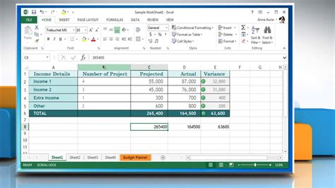 how to create a static cell in excel