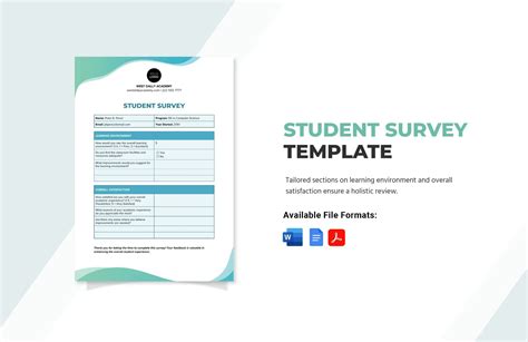 how to create a survey by a student