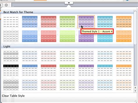 how to create a table using medium style 2 in powerpoint