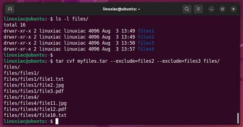 How To Create A Tar File In Linux Command