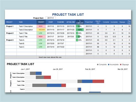 how to create a task planner in excel