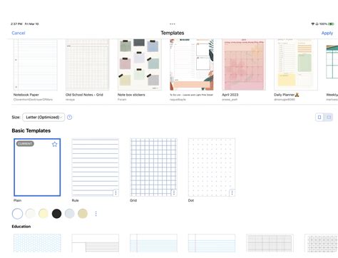 How To Create A Template In Notability