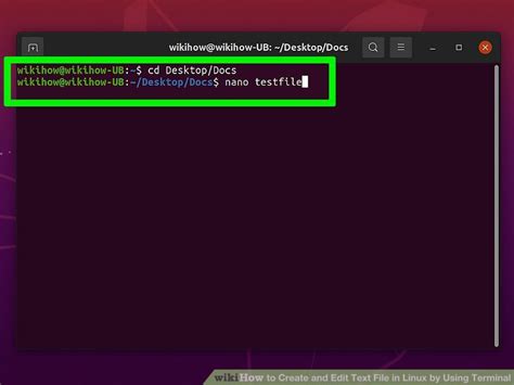 how to create a txt file in linux terminal