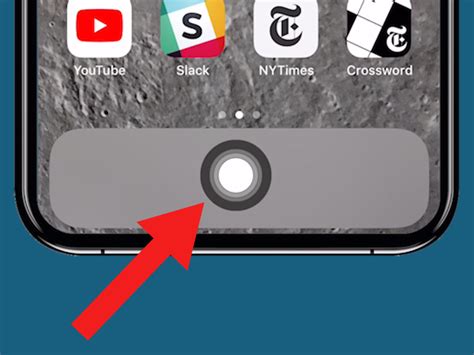 how to create a virtual home button on iphone
