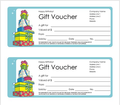how to create a voucher template