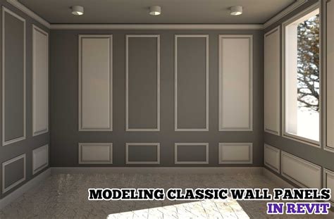 How To Create A Wall Panel In Revit