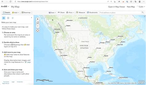 how to create a web map in arcgis online