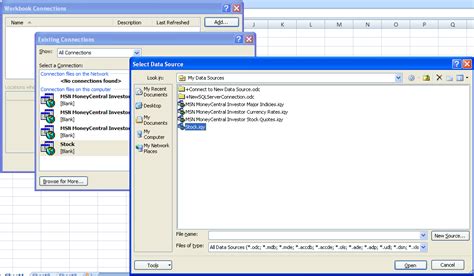 how to create a web query in excel