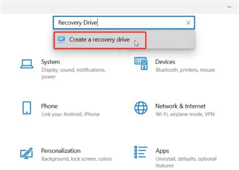 How To Create A Windows 10 Recovery Disk
