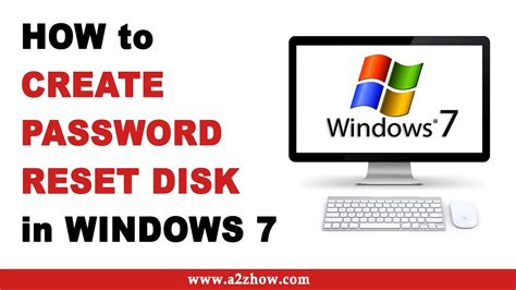 how to create a windows 7 password reset disk for another computer