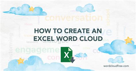 how to create a word cloud in microsoft excel