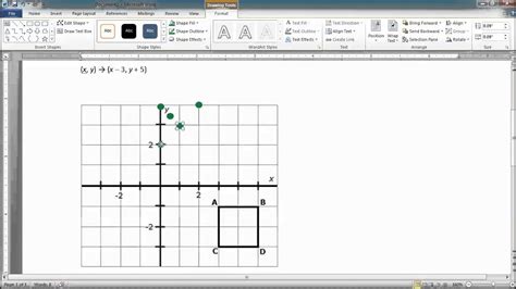 how to create a xy graph in word
