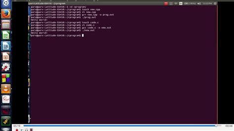 how to create ac program in linux terminal