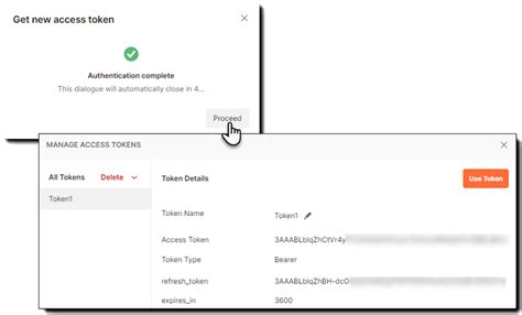 how to create access token in postman