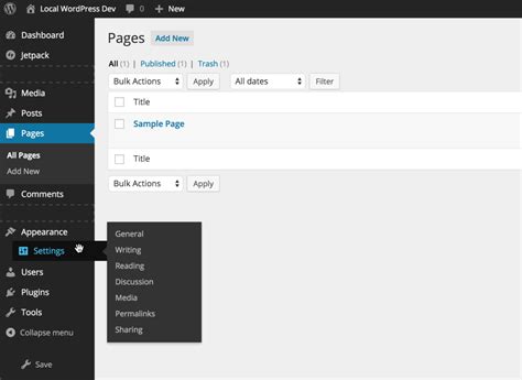 how to create admin menu in wordpress