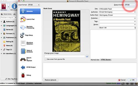 how to create an ebook in calibre