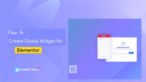 How To Create An Elementor Widget