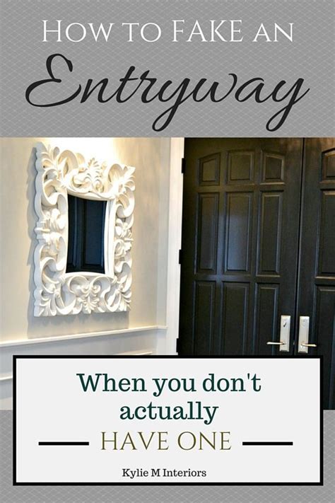 How To Create An Entryway When You Don't Have One