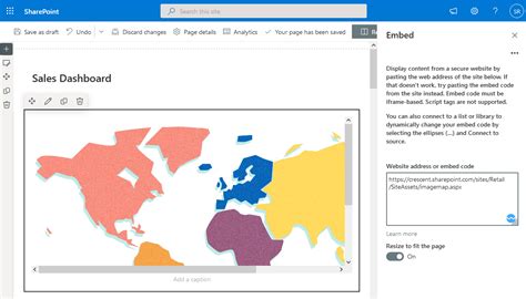 how to create an image map in sharepoint online