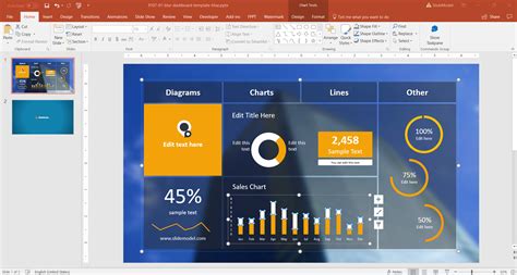 how to create an interactive dashboard in powerpoint
