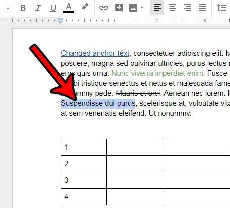 how to create anchor links in google docs