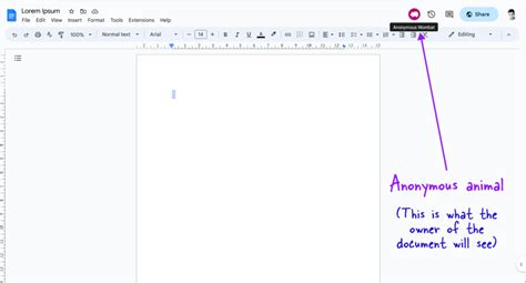 how to create anonymous google docs