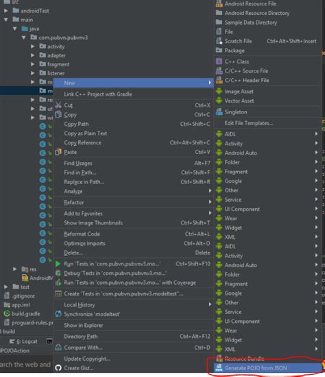 how to create api in android studio java