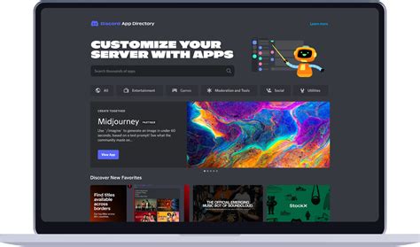 how to create apps in discord