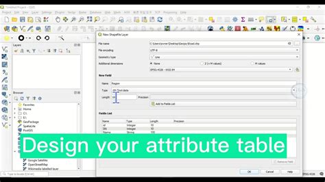 How To Create Attribute Table In Qgis