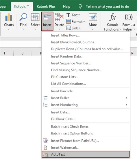how to create automatic text in excel