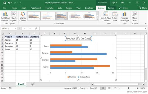 How To Create Bar Chart In Excel 2016