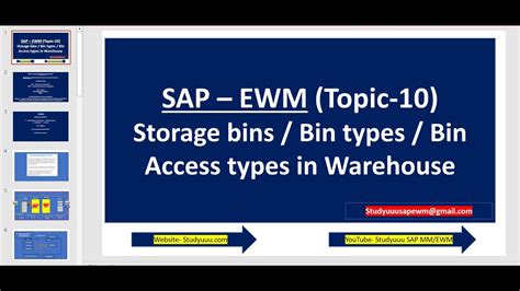 How To Create Bin Type In Sap