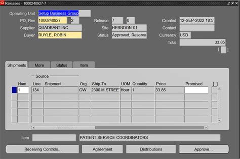 How To Create Blanket Release In Oracle Apps