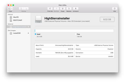 How To Create Boot Disk For High Sierra