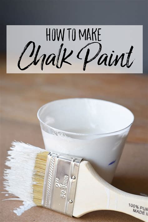 How To Create Chalk Paint