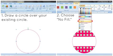 How To Create Circle Picture In Word