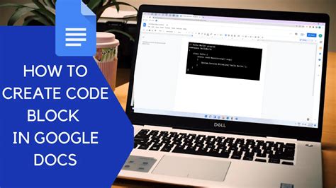 how to create code block in google docs