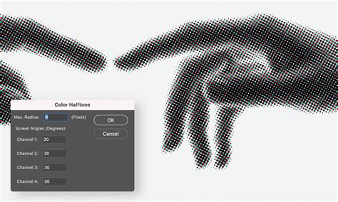 how to create color halftone in photoshop