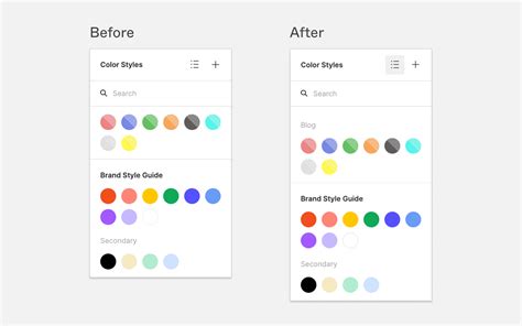 how to create color styles in figma