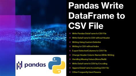 How To Create Csv File With Pandas