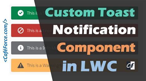 how to create custom toast message in lwc