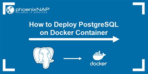 how to create database in postgresql docker