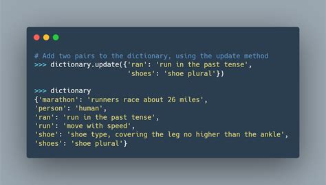 how to create dictionary in python give example