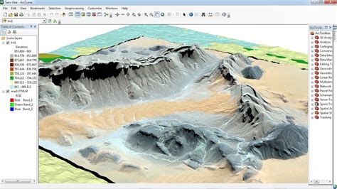 how to create digital terrain model in arcgis