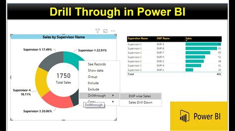 How To Create Drill Through In Power Bi