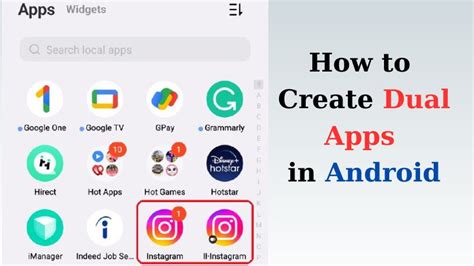 how to create dual apps on android