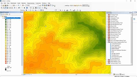 how to create elevation map from dem in arcgis