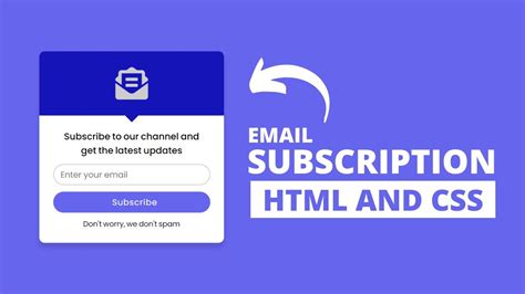 how to create email box in html