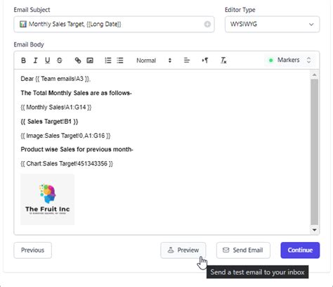 how to create email template in google workspace